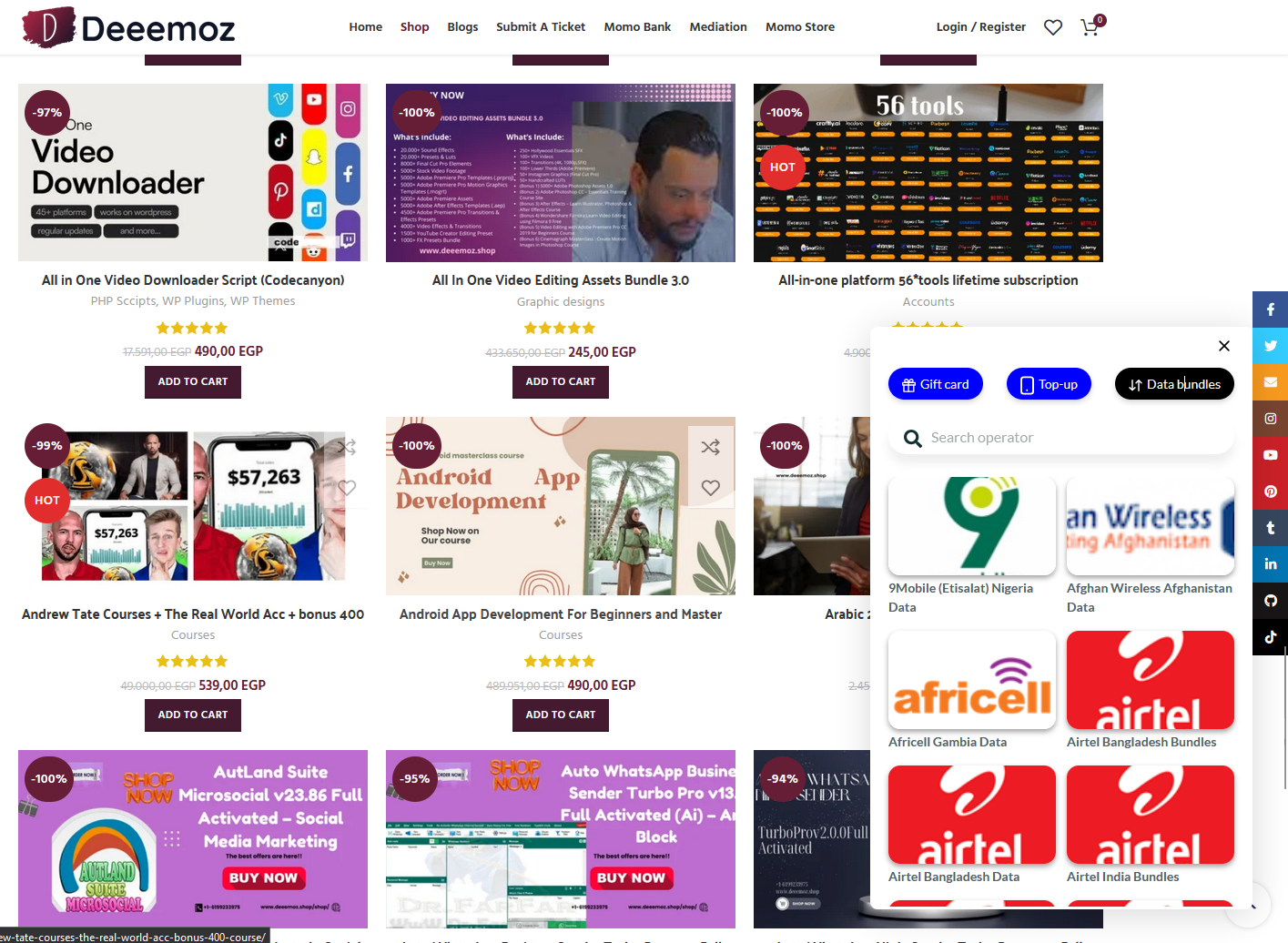 Mídia 7 de Shop Digital Deeemoz