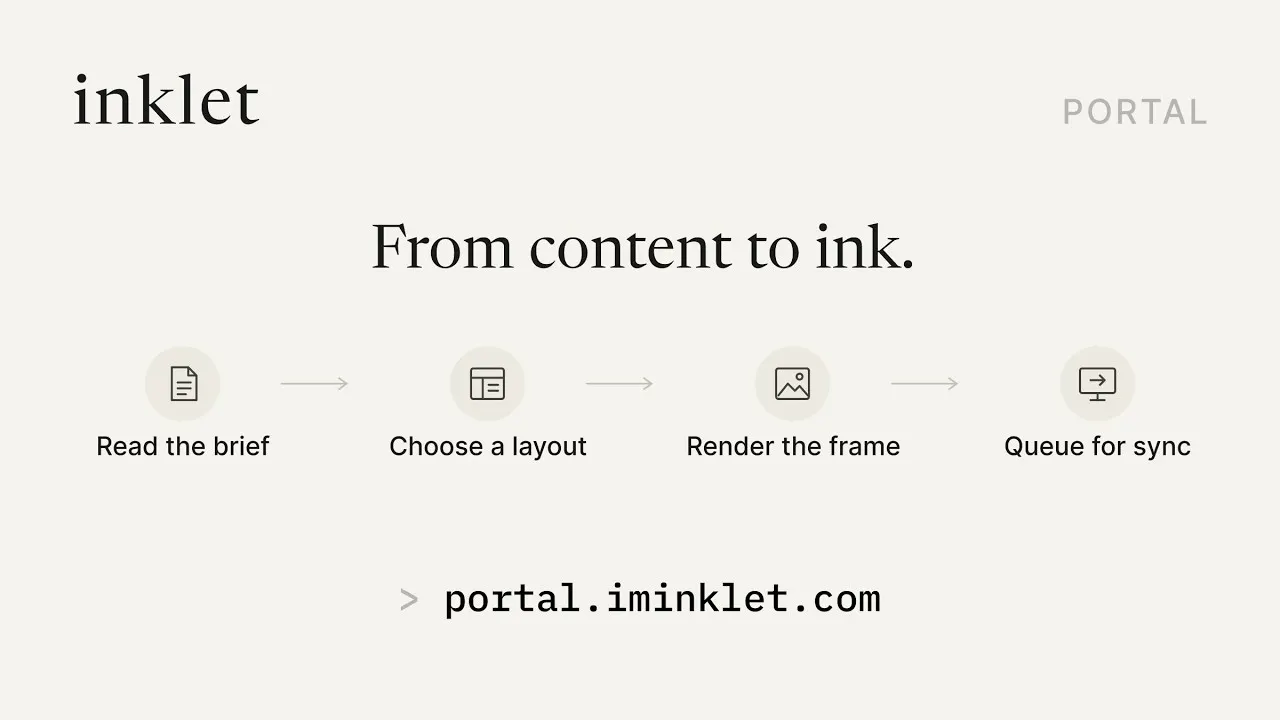 inklet Portal gallery image