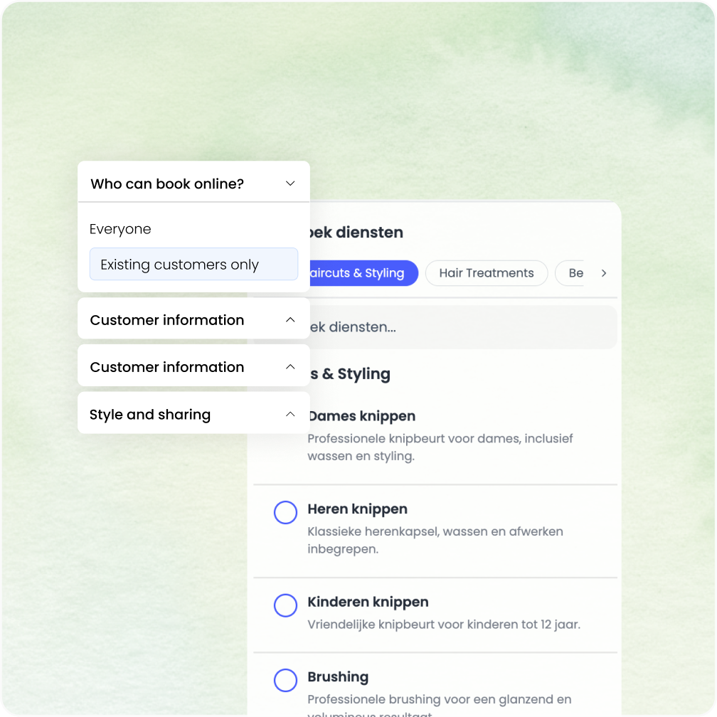 Salontailor - Main product screenshot demonstrating key features and user interface