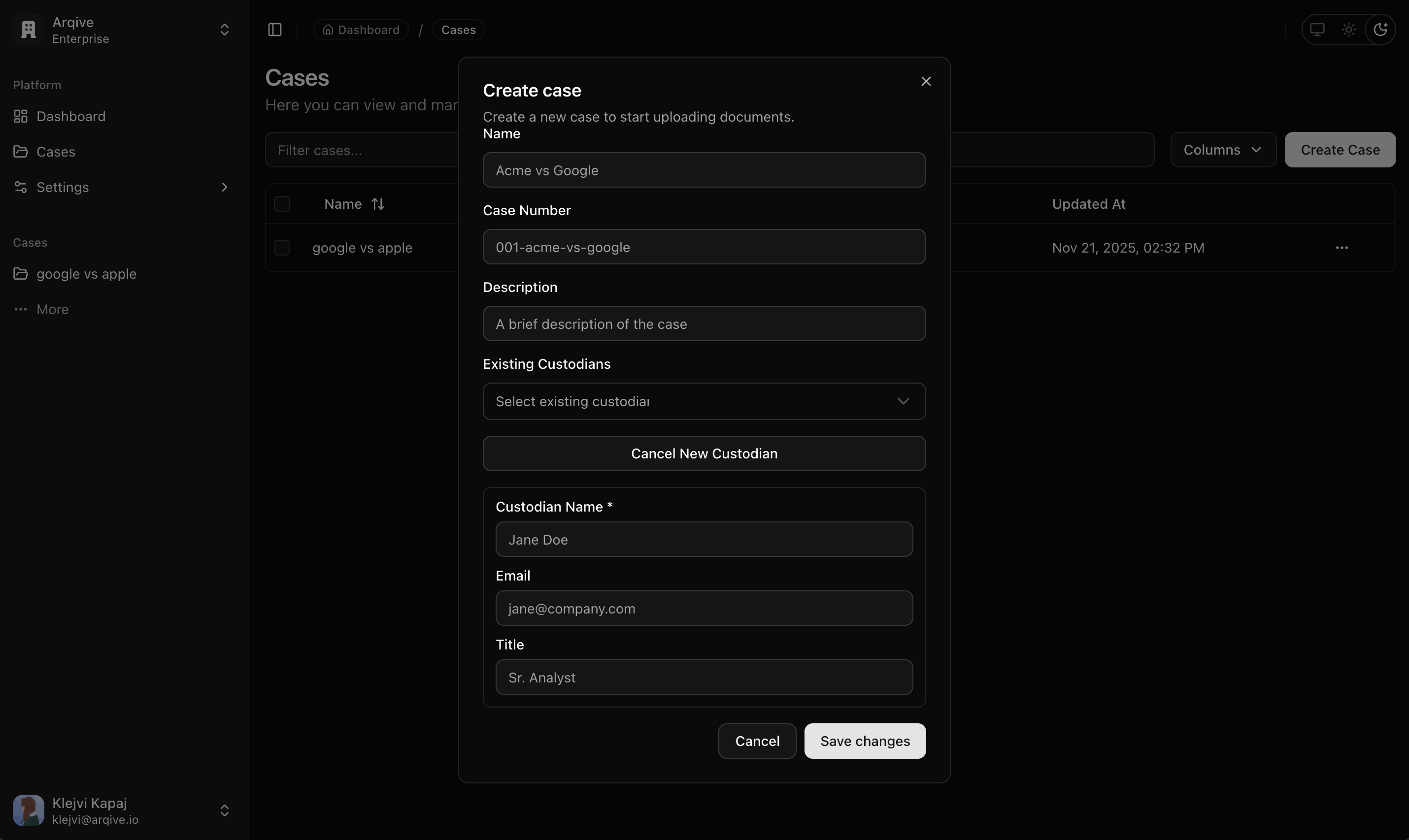 Arqive - Screenshot 3 showing product features and functionality
