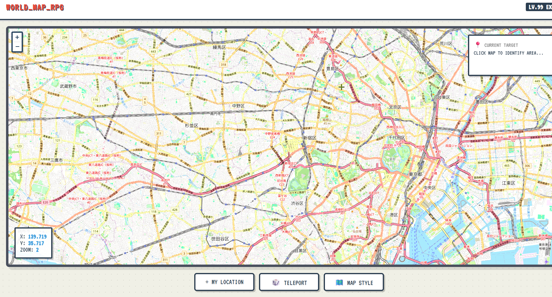PIXEL WORLD MAP // RPG MODE gallery image