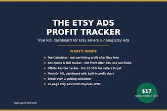 Etsy Ads Profit Tracker gallery image