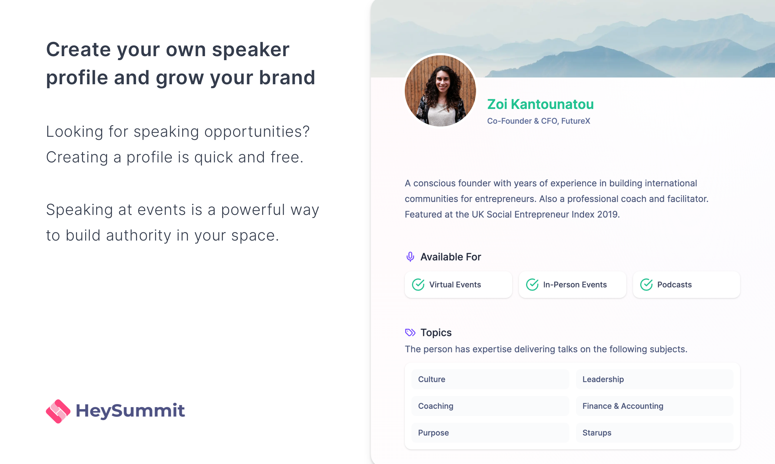 Média HEYSUMMIT Speaker Network 4