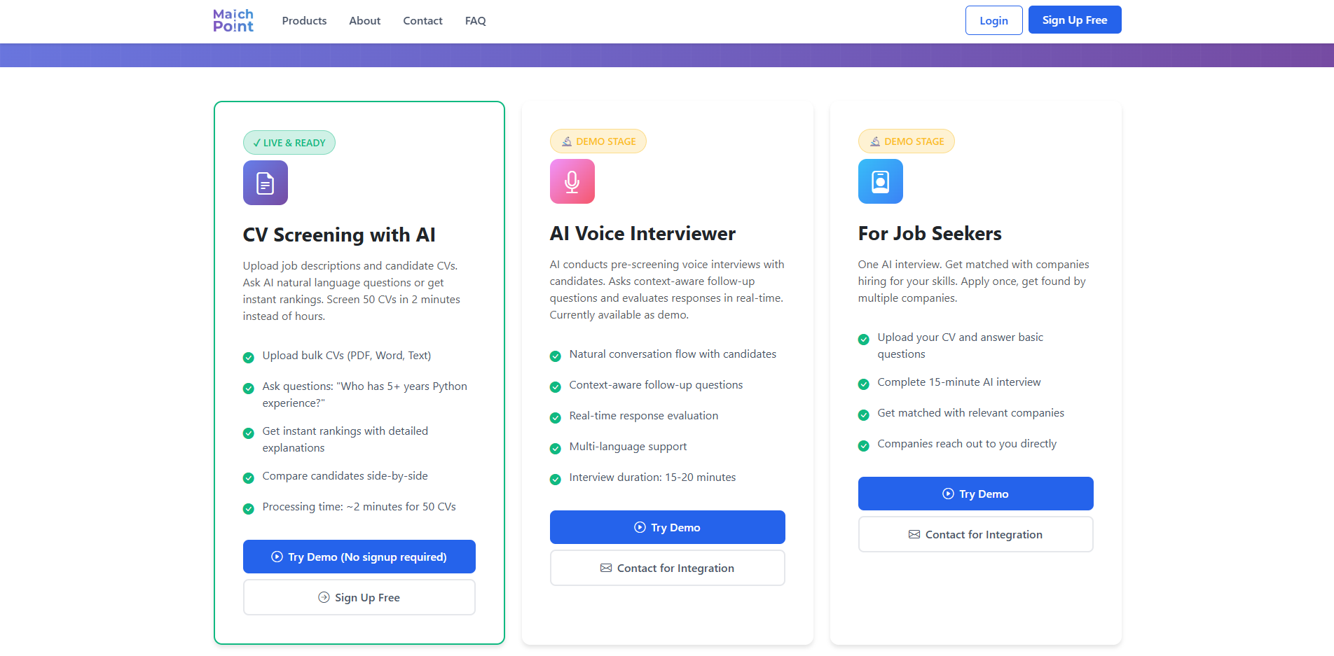MatchPoint - AI Recruiting Platform gallery image