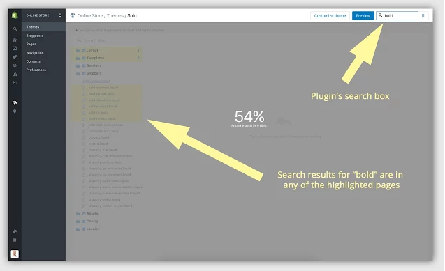 Shopify Theme Search by Bold gallery image