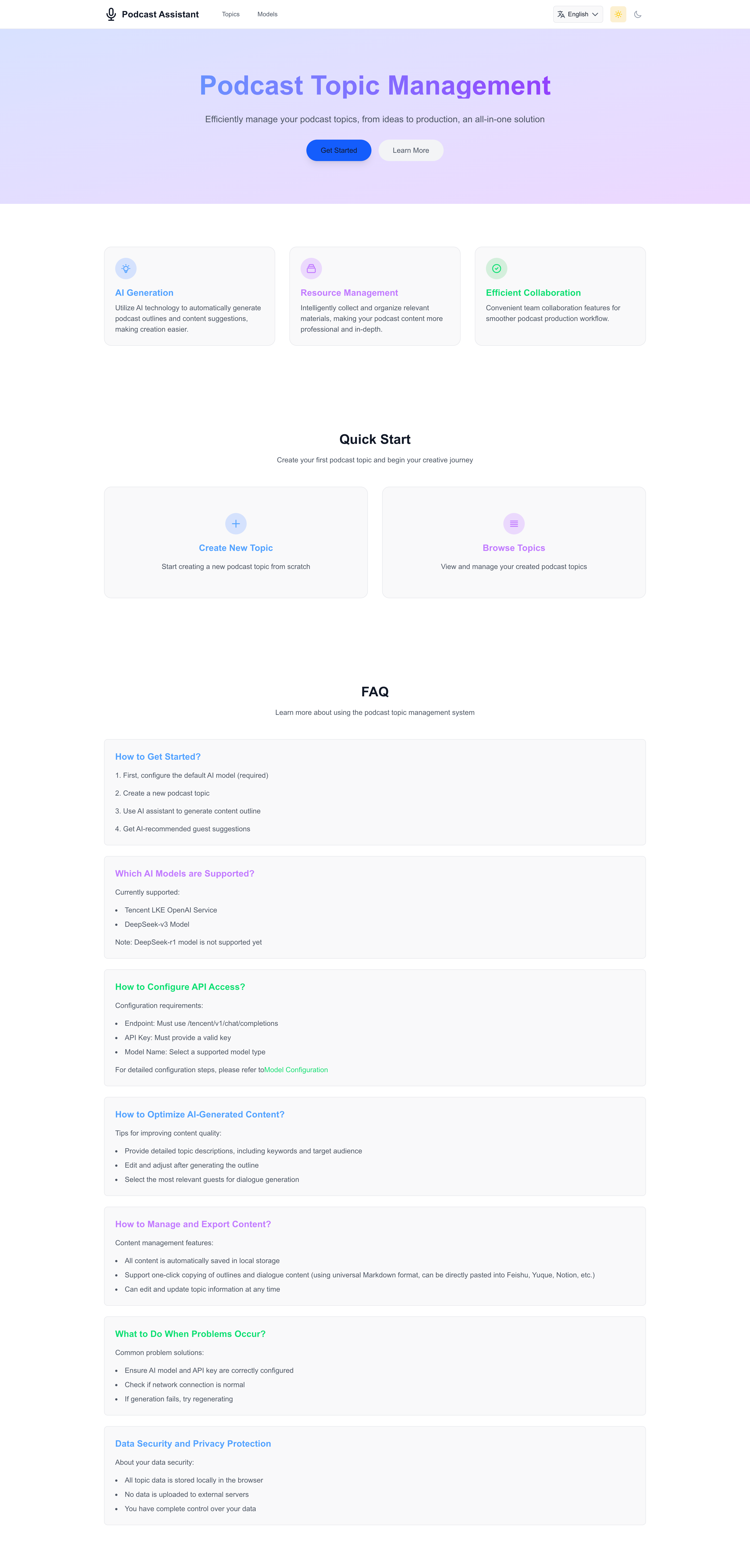 Média Assistant de production du podcast - Laissez Ai ajouter une touche de brillance à votre création de podcast 1