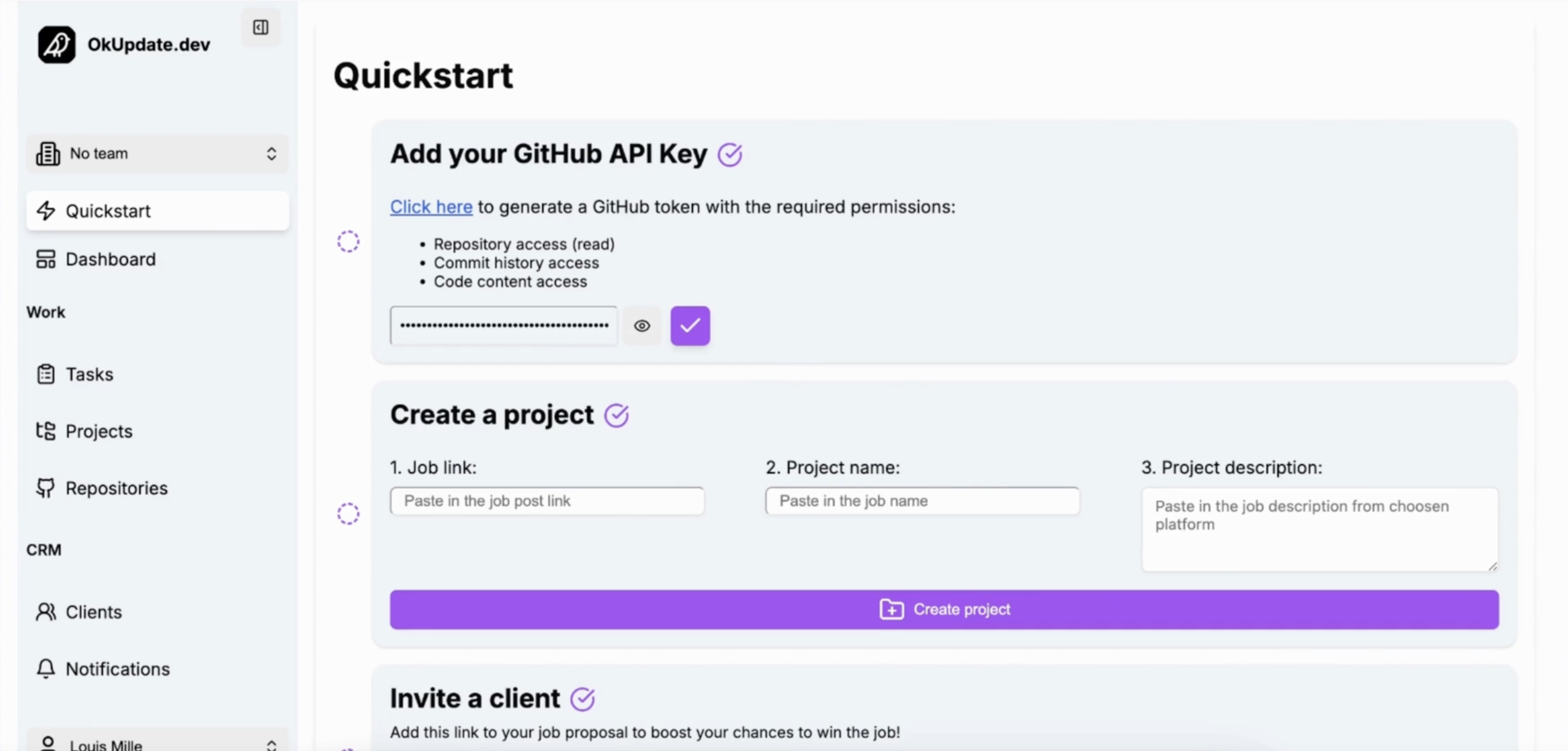 okupdate per gli sviluppatori freelance - Ottieni più clienti con magneti di piombo di impatto media 2