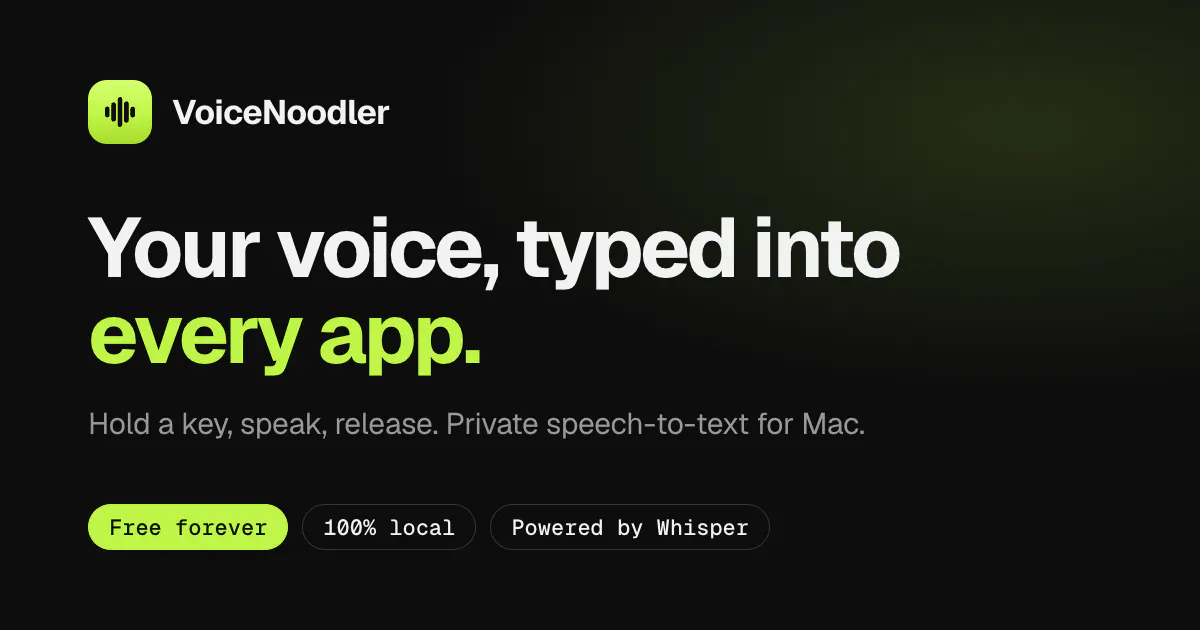 VoiceNoodler gallery image