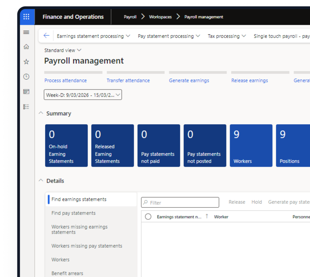 Dynamics 365 급여 추가 기능 - DHRP 급여 추가 기능 미디어 1