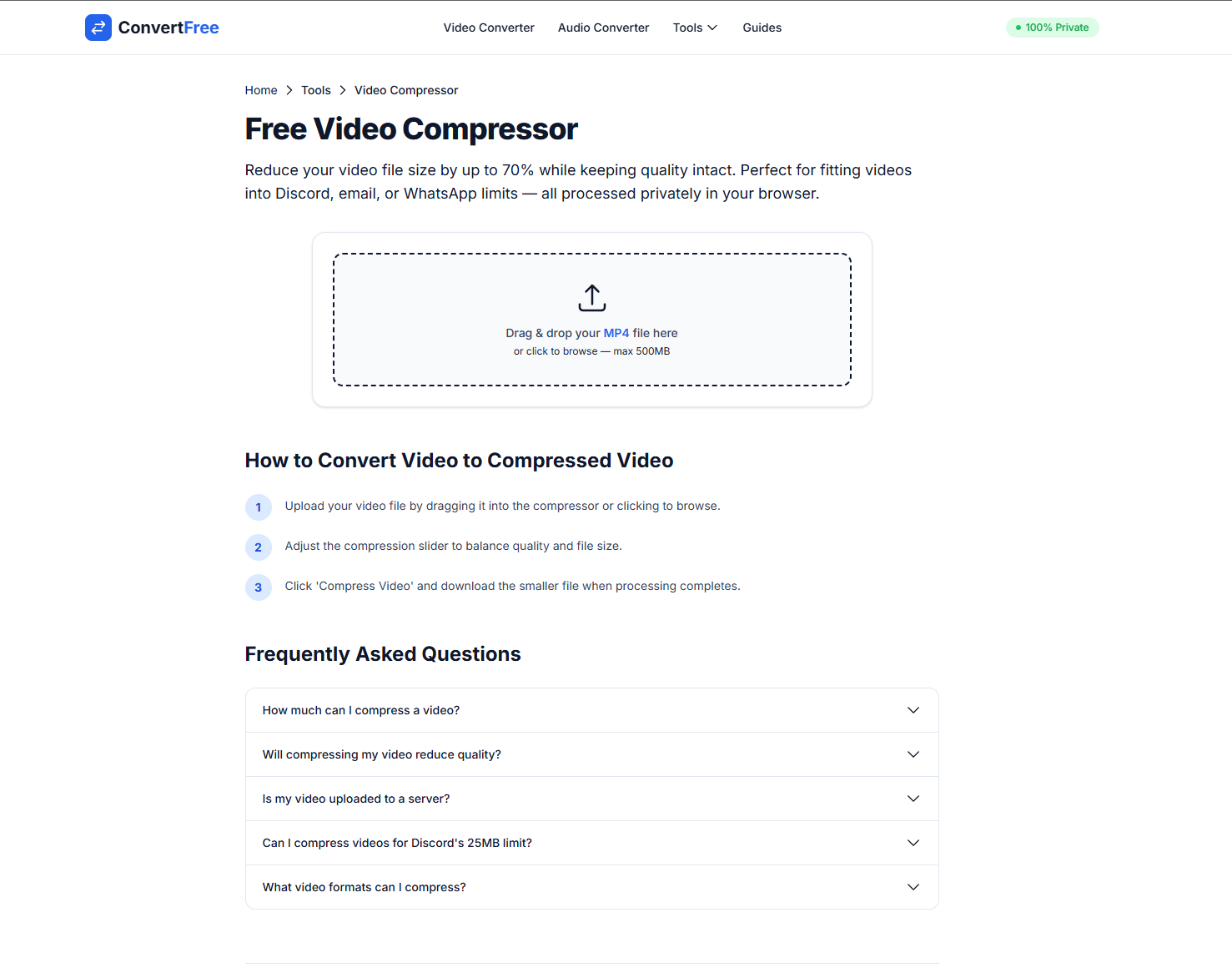 ConvertFree - Screenshot 4 showing product features and functionality