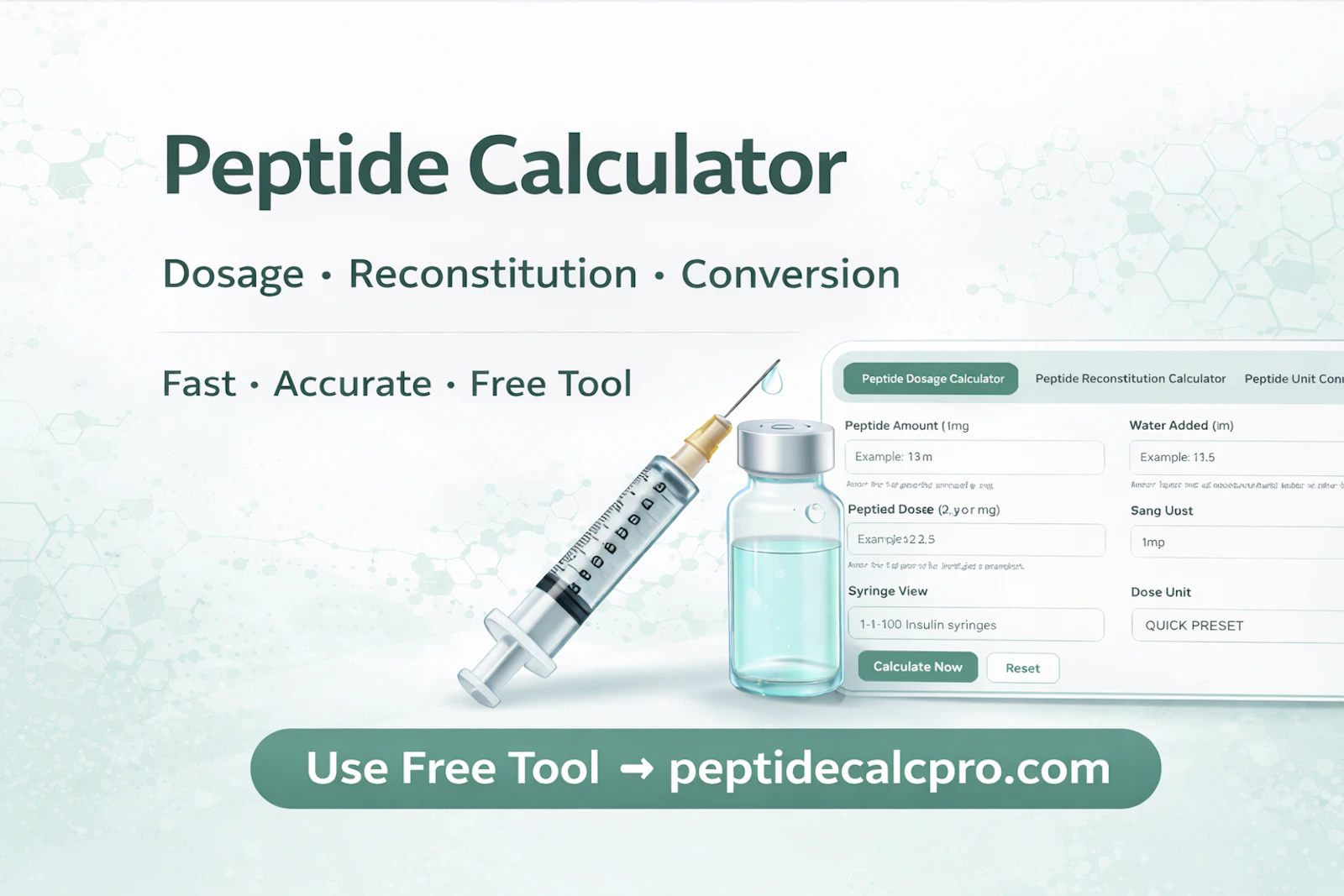 Peptide Calculator screenshot 1