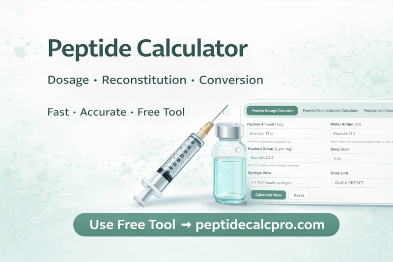 Peptide Calculator screenshot 1