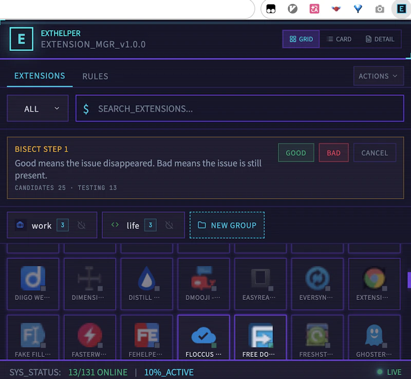 Ext Helper screenshot 2