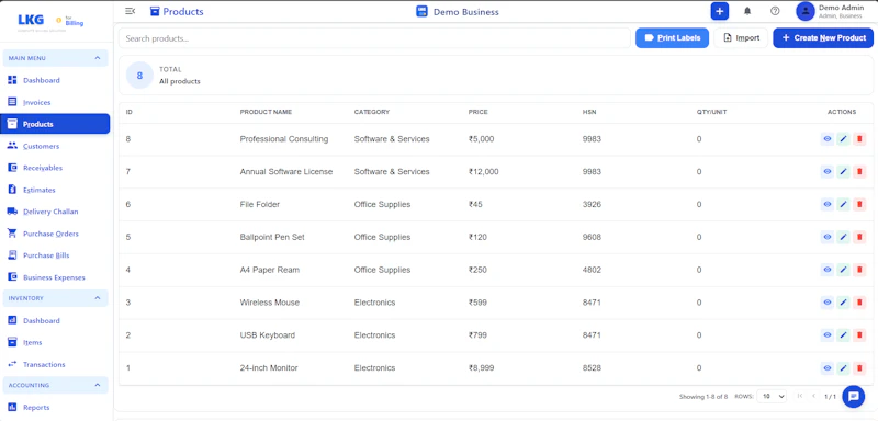 LKG for Billing screenshot 11