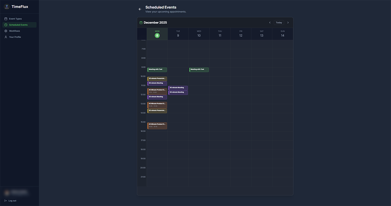 TimeFlux - Screenshot 3 showing product features and functionality