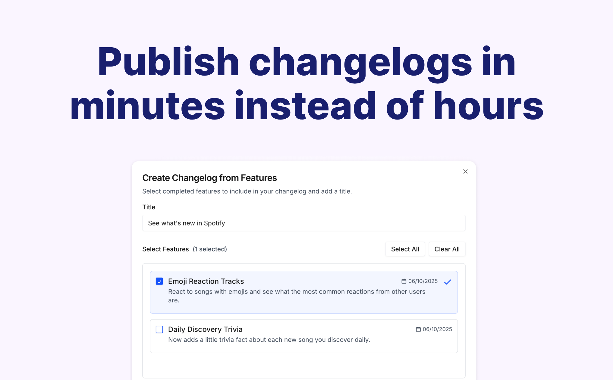 Featurevote - Screenshot 2 preview