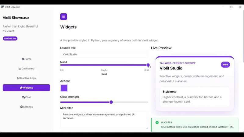Violit screenshot 1 (video preview)