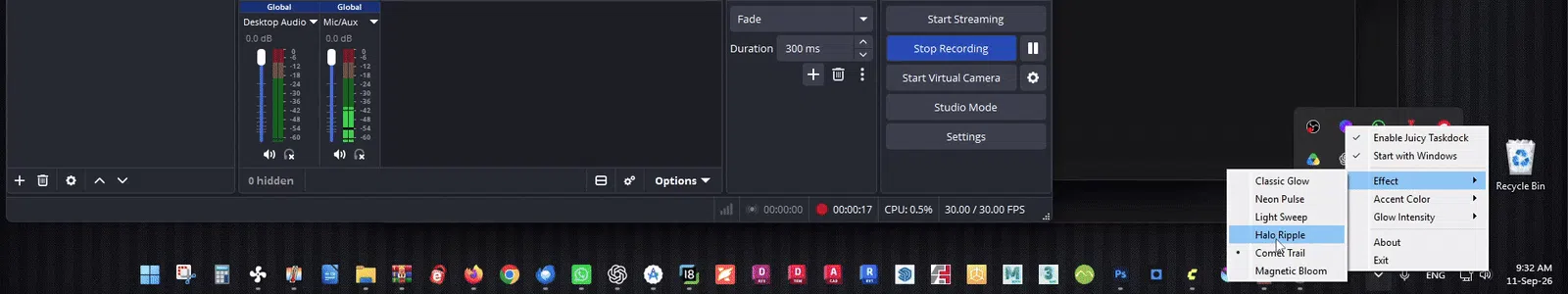 Juicy Taskdock screenshot 1