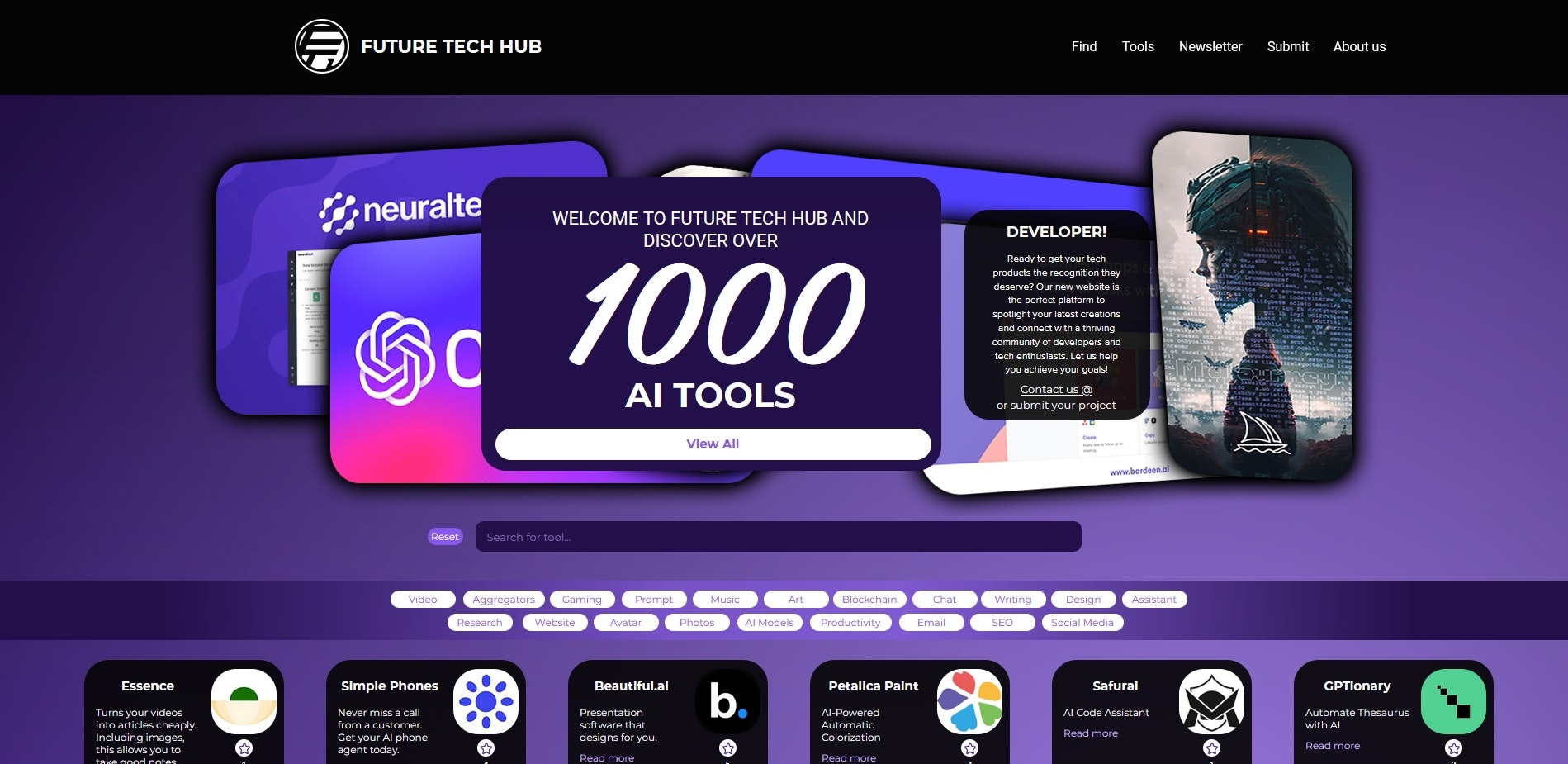 Futuretechhub - ¡Encuentre la herramienta AI adecuada con facilidad en Futuretechhub! media 2