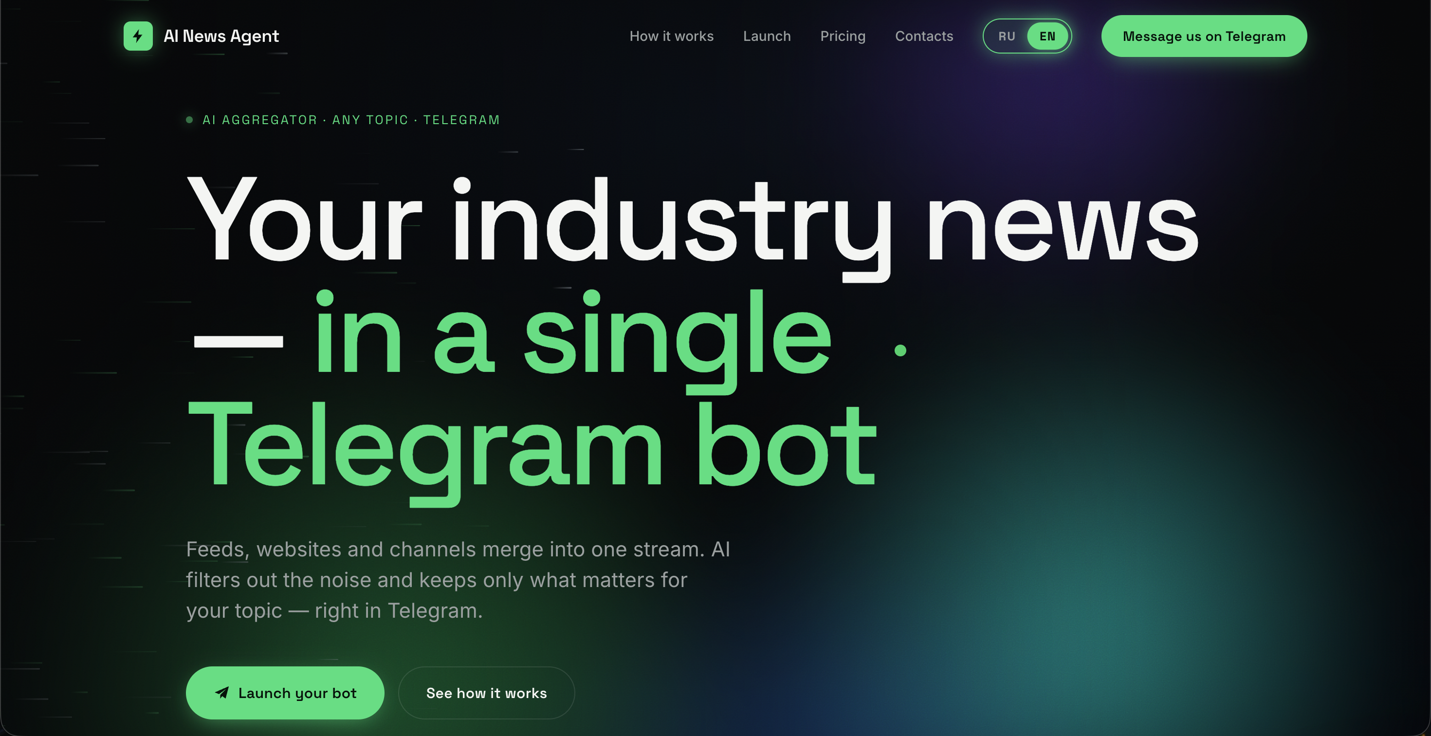 AI News Agent gallery image