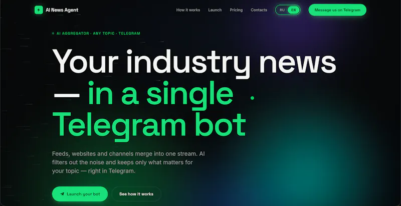 AI News Agent screenshot 1