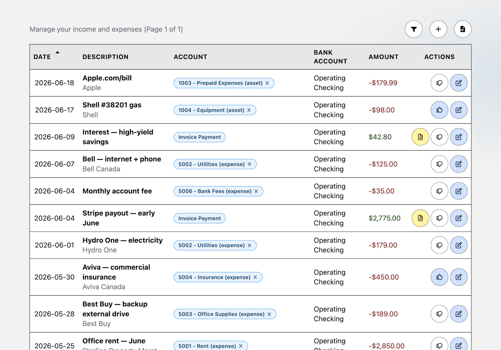 Bookkeeping with BYO AI — HelloLedger screenshot 2