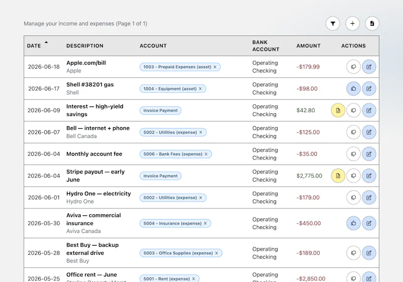 Bookkeeping with BYO AI — HelloLedger screenshot 2
