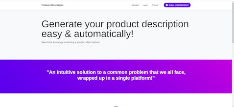 Product Descriptor gallery image
