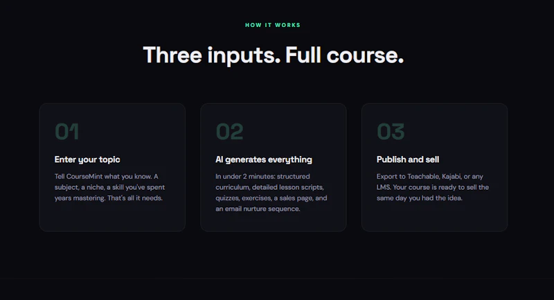 CourseMint — Your expertise.Your course. screenshot 2