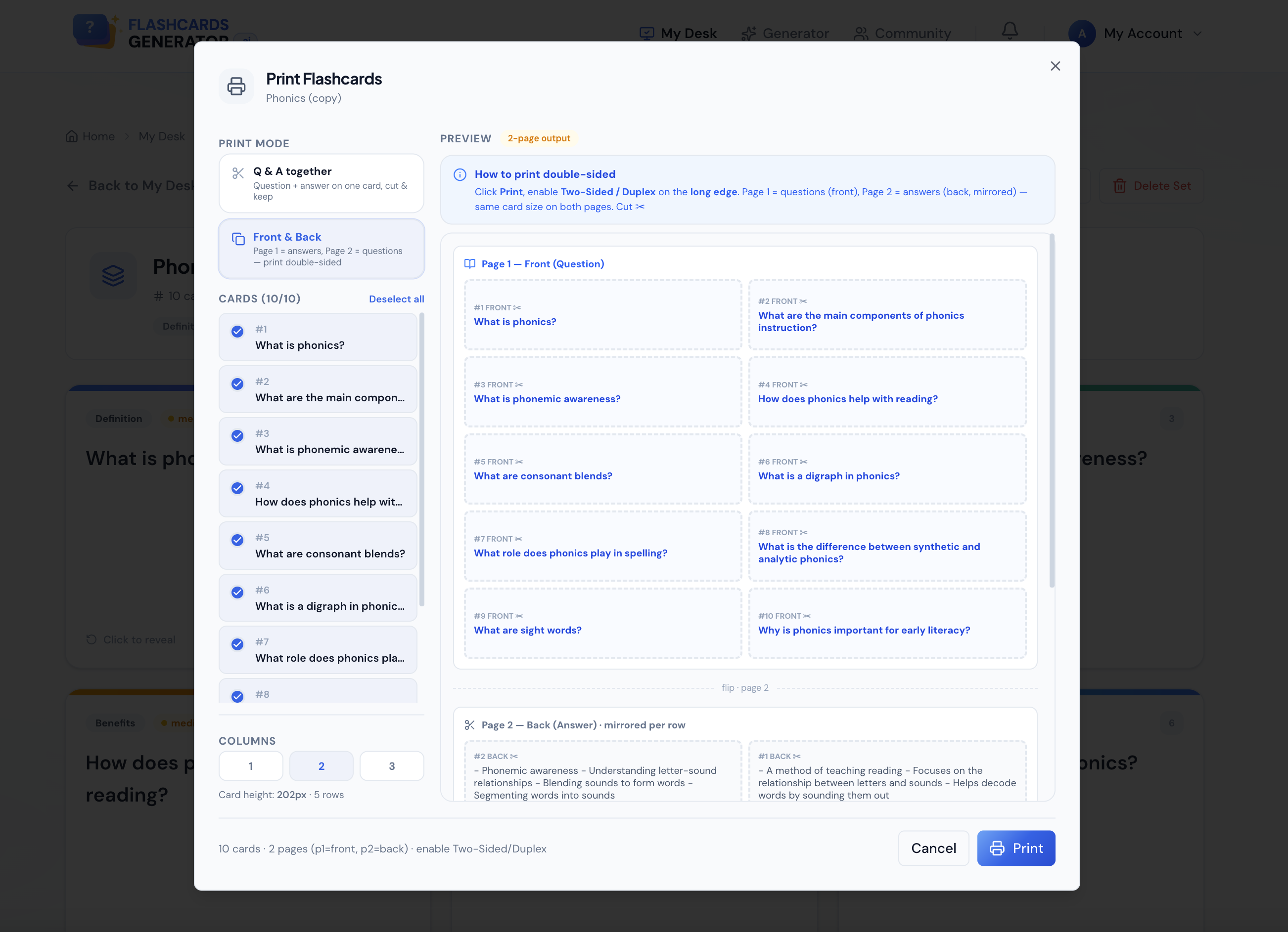 FlashCardsGenerator.ai gallery image