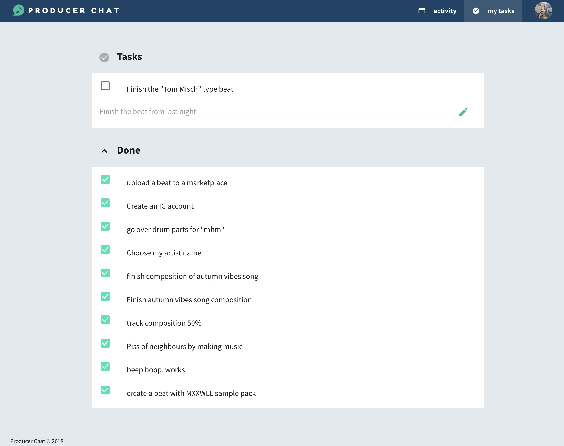 Producer Chat gallery image