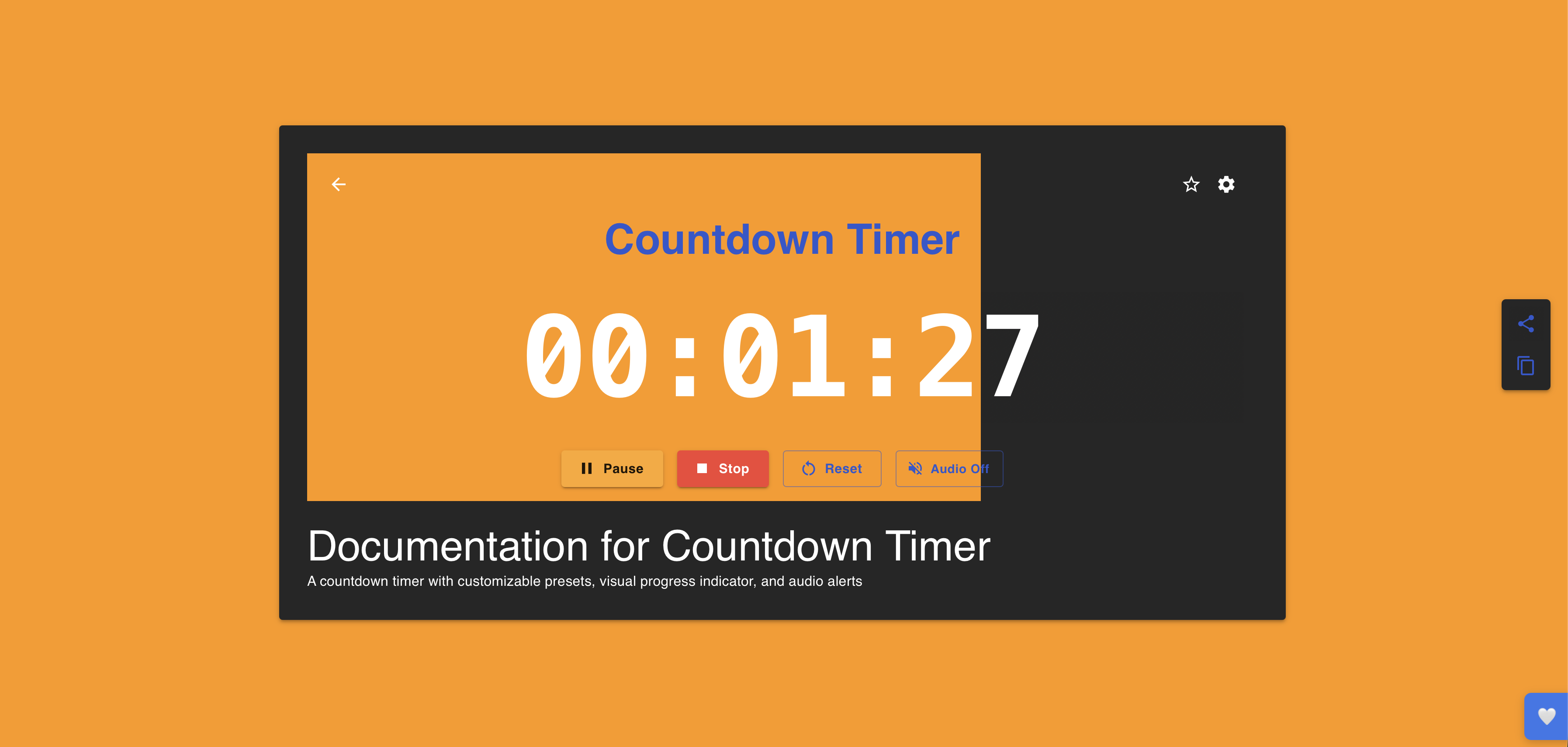 Média Minuteur - Restez concentré avec une minuterie agile simple et élégante 2