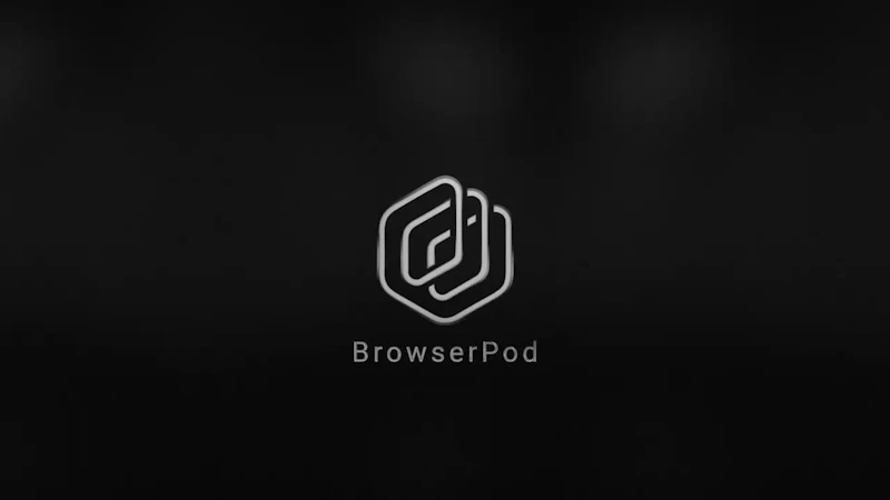 BrowserPod for Node.js  screenshot 1 (video preview)