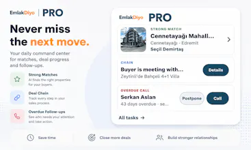 EmlakDiyo — Emlak CRM uygulaması gallery image