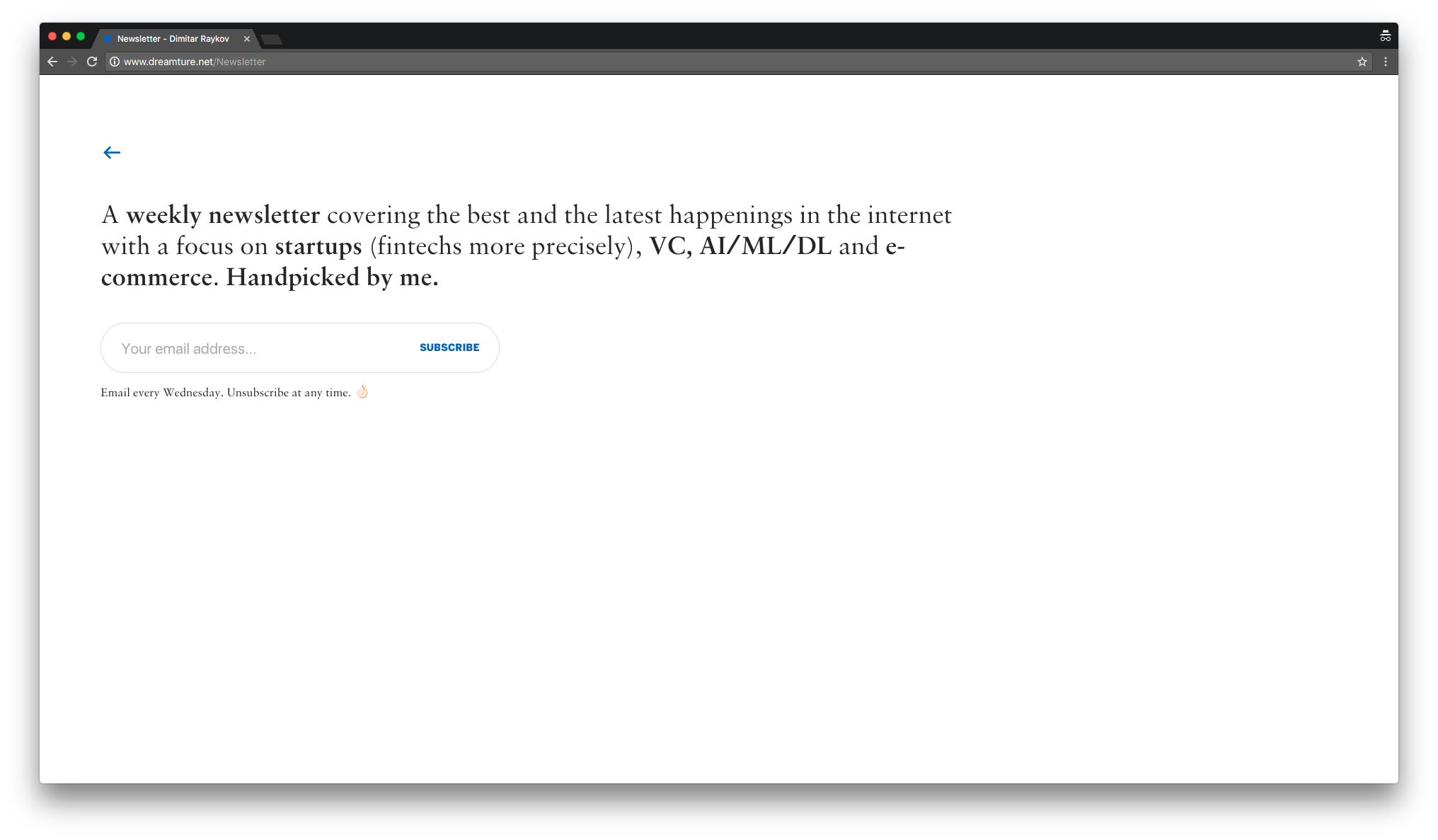 Dimitar Raykov's Weekly Newsletter gallery image