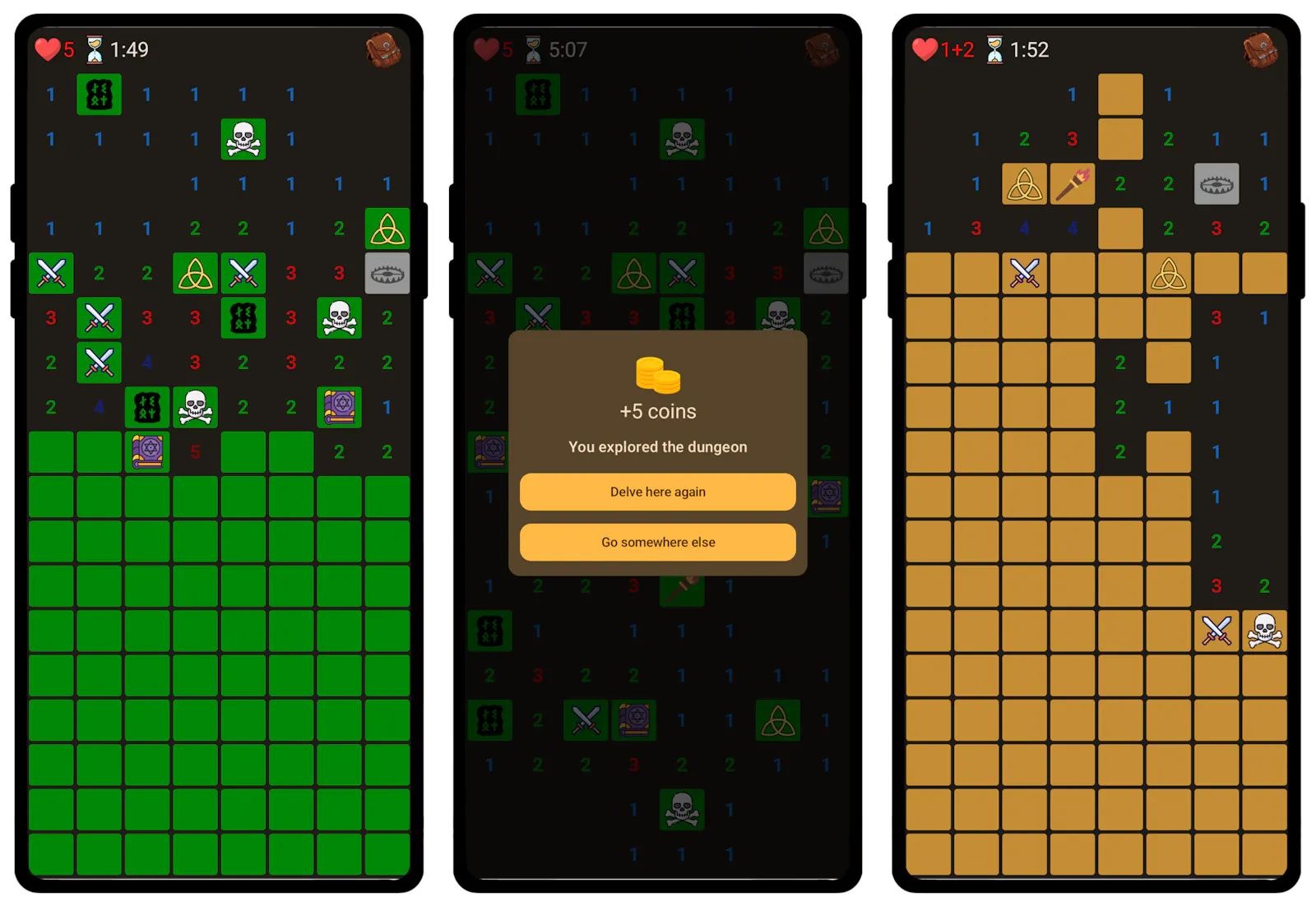 Dungeonsweeper - Android Game screenshot 1
