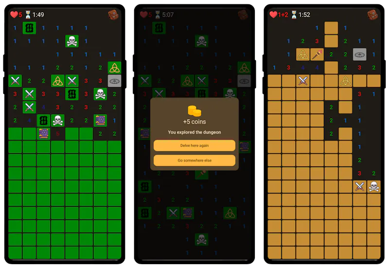 Dungeonsweeper - Android Game screenshot 1