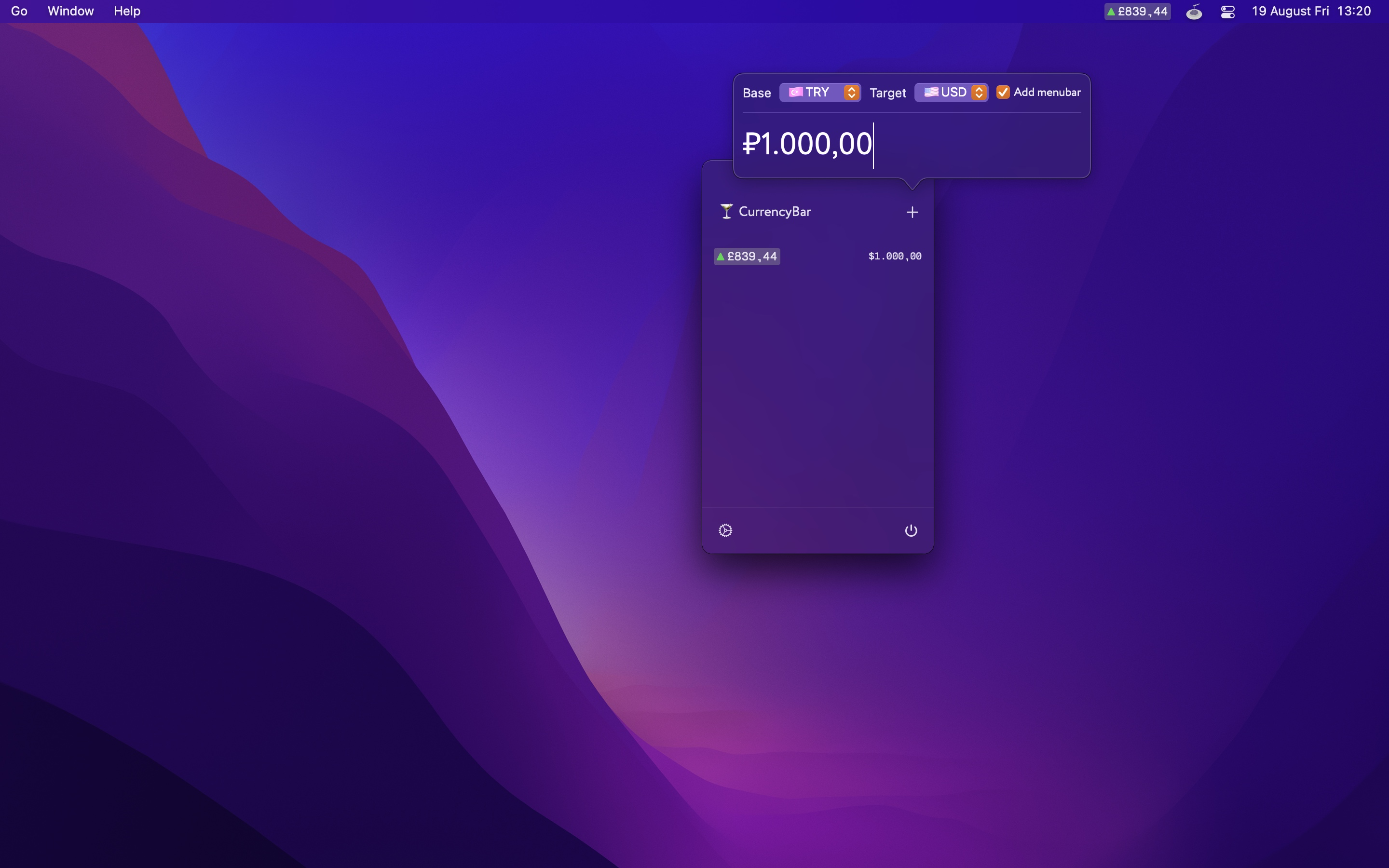 CurrencyBar gallery image