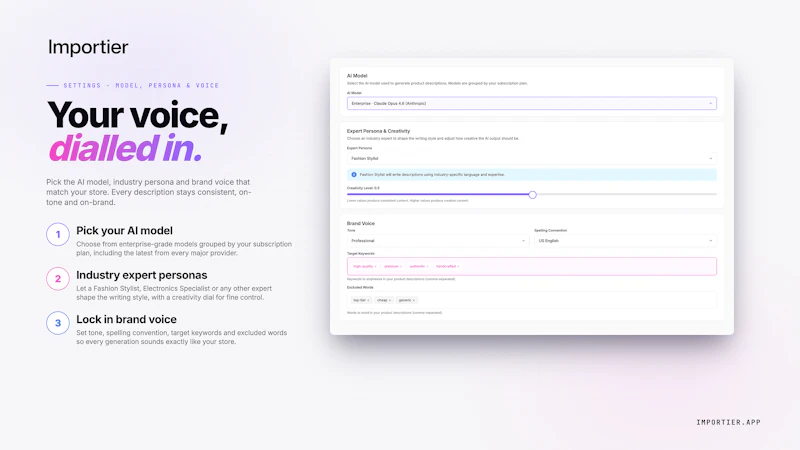 Importier: AI Product Import for Shopify screenshot 4