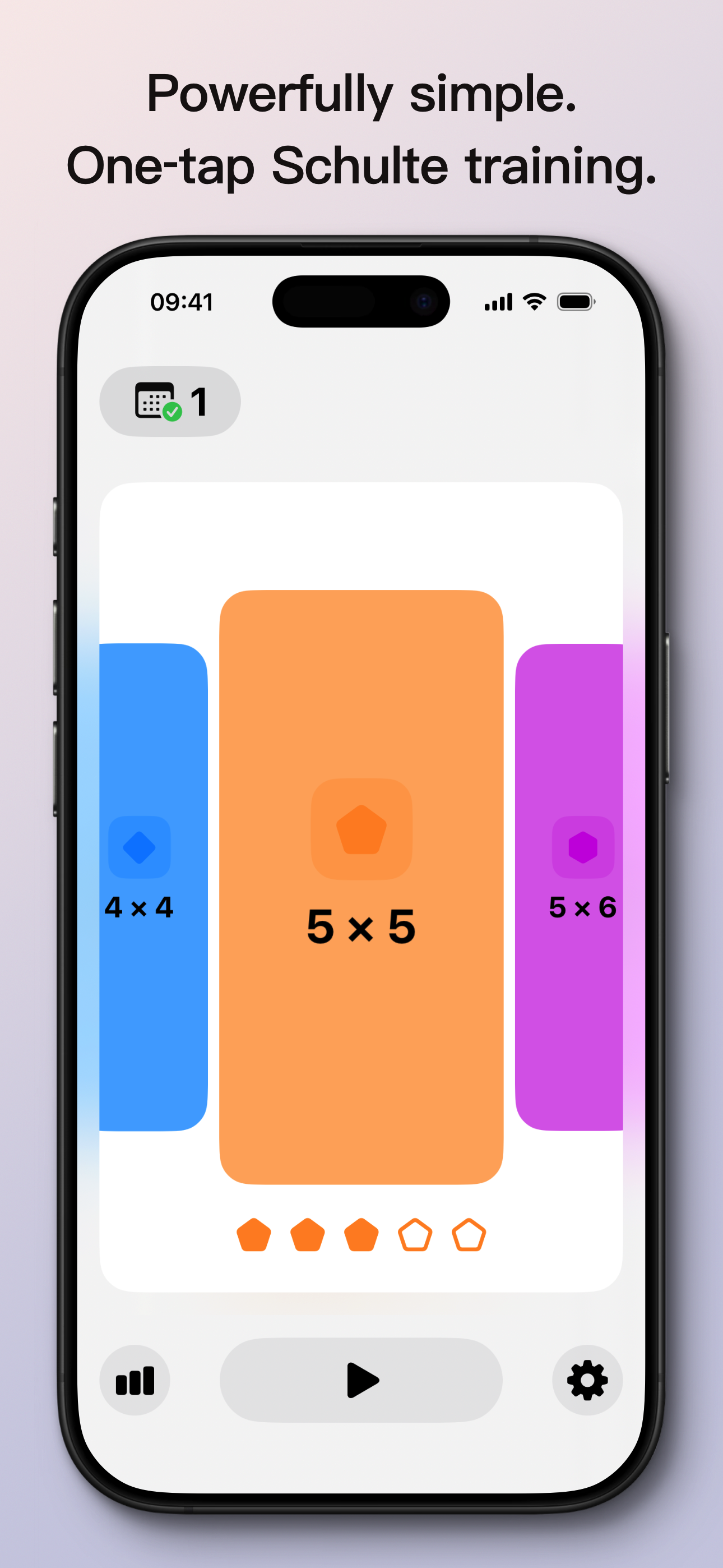 Dhyana - Dikkat ve reaksiyon hızı için Schulte Grid Focus Trainer medya 1