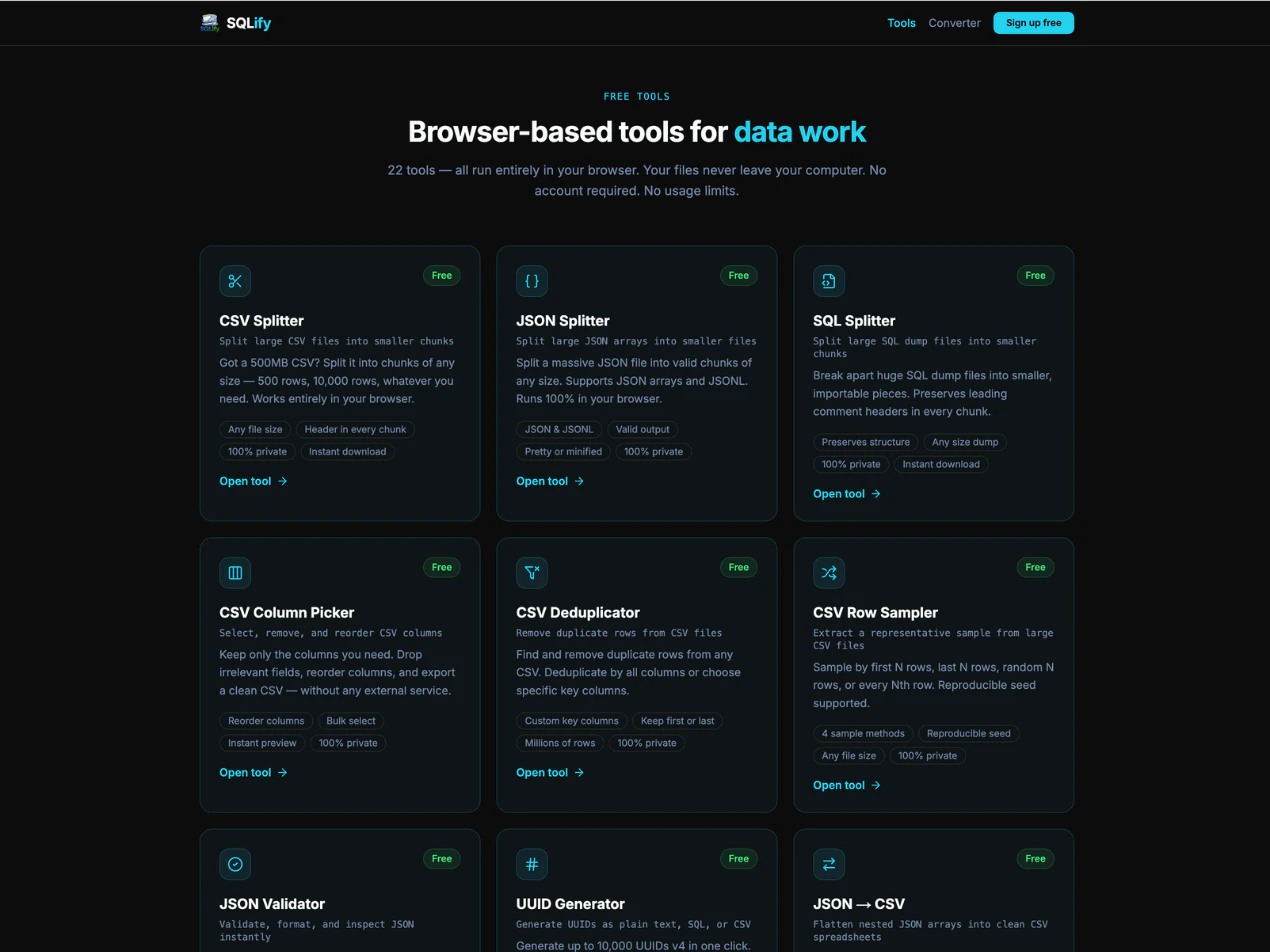 SQLify - tool which makes data jobs easy screenshot 4