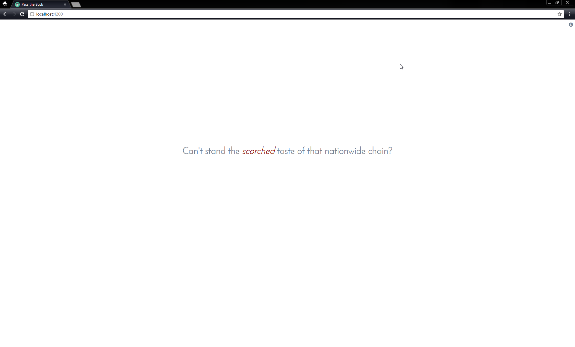 Pass The Buck gallery image