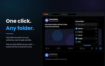 Bookmark Organizer for Twitter & X gallery image