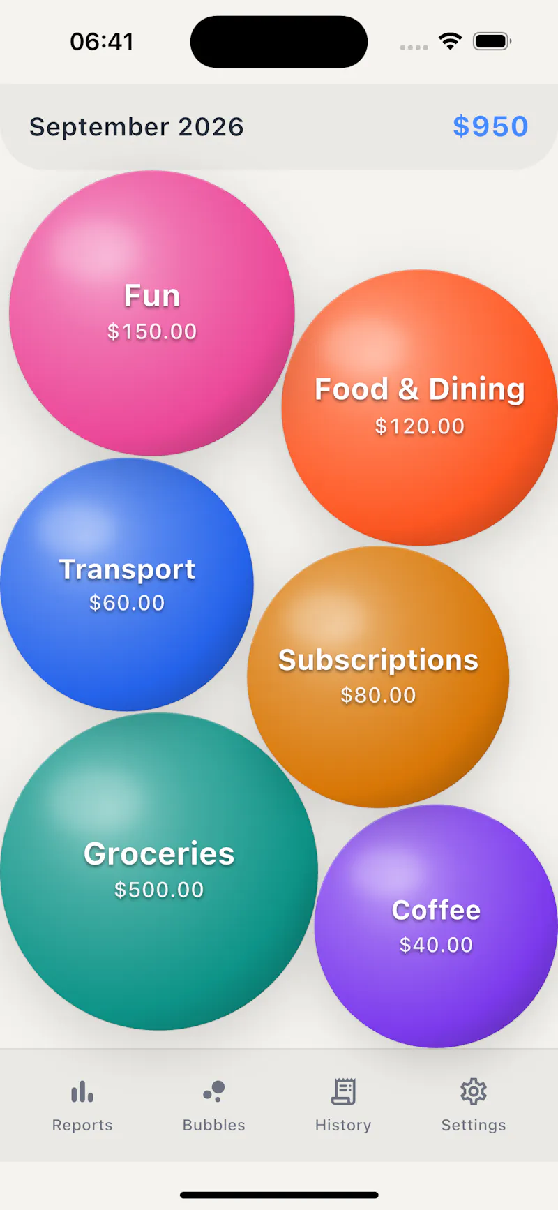 Bubble Budget screenshot 7