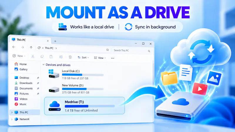 Medrive - Unlimited Cloud Storage screenshot 3