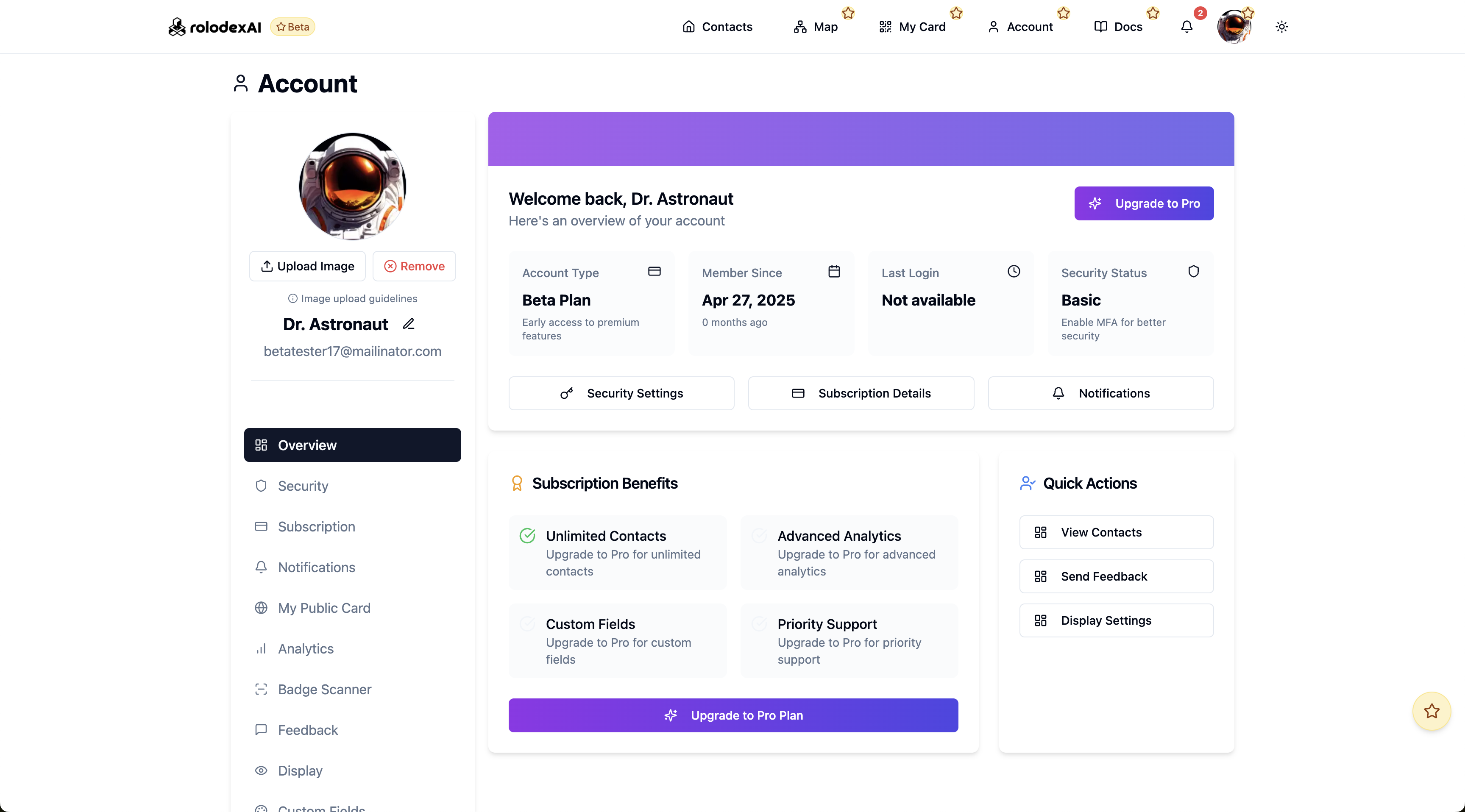 rolodexAI (Beta) gallery image