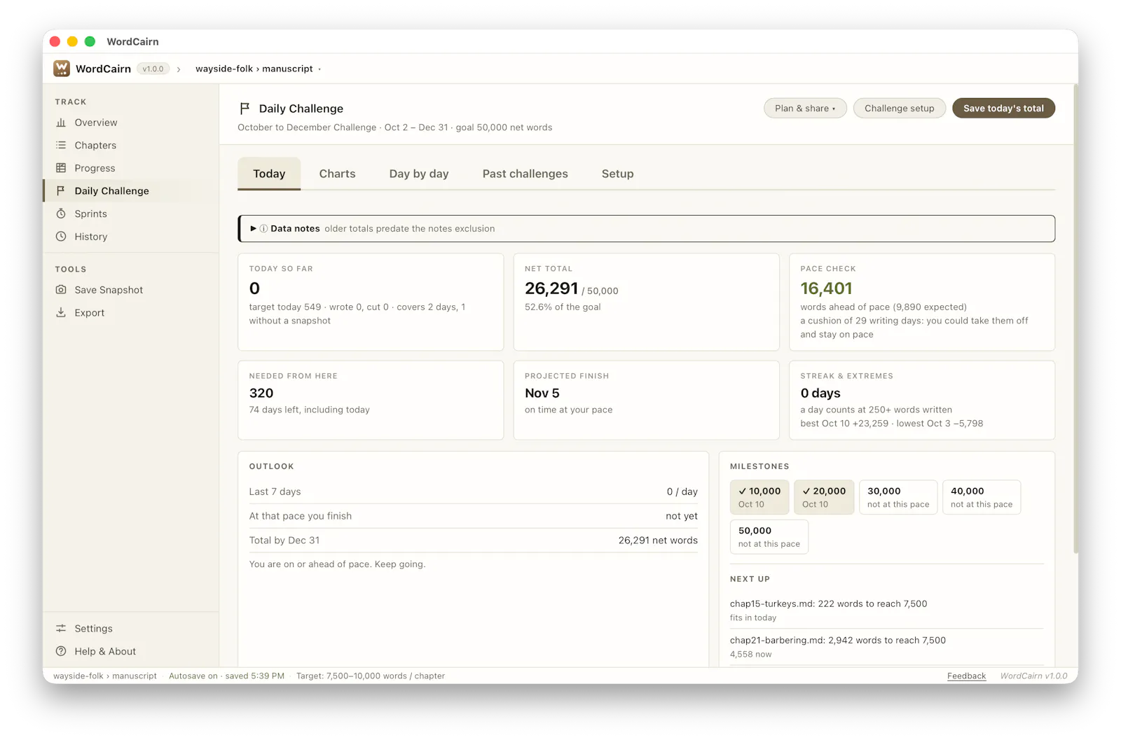 WordCairn v1.0.0 screenshot 6