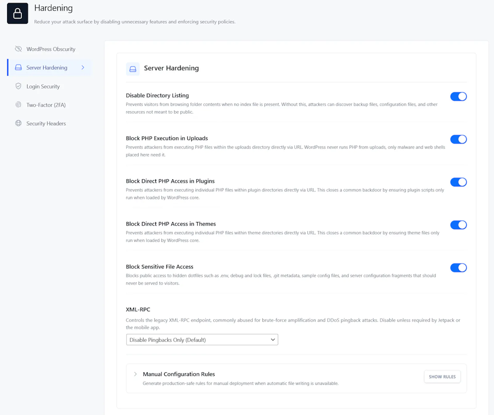 SiteFort – Modern WordPress Security screenshot 3