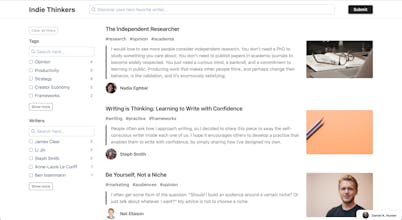 Indie Thinkers gallery image