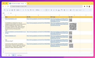 Generate QR Codes in Google Sheets gallery image